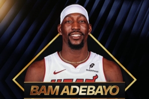 NBA官方：热火球星阿德巴约获得本赛季NBA社会正义冠军奖‌！
